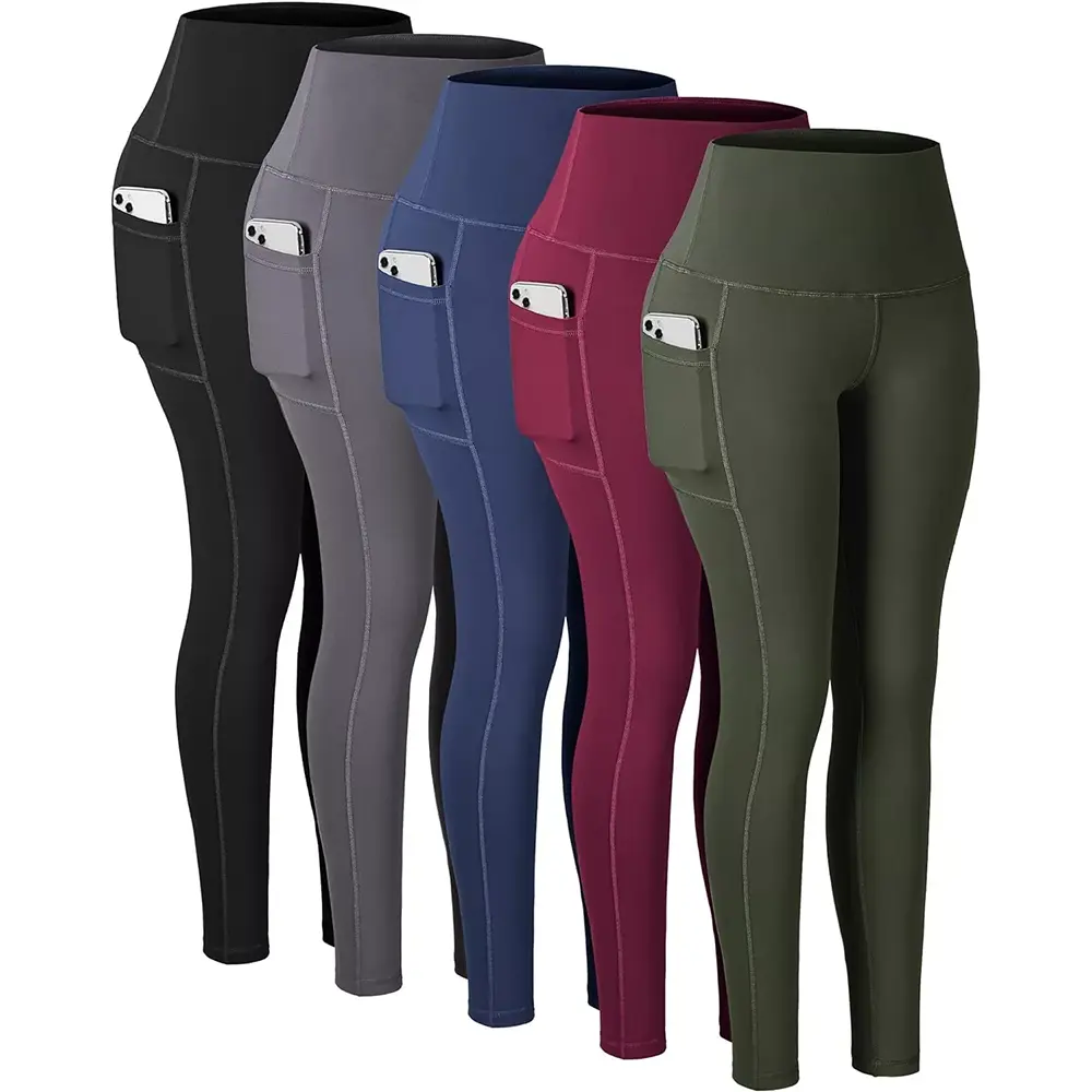 Cho'ntakli baland belli leggings